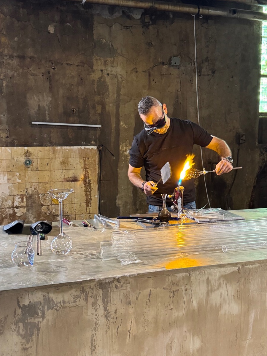 We Design Beirut Diaries- Glass Blowing